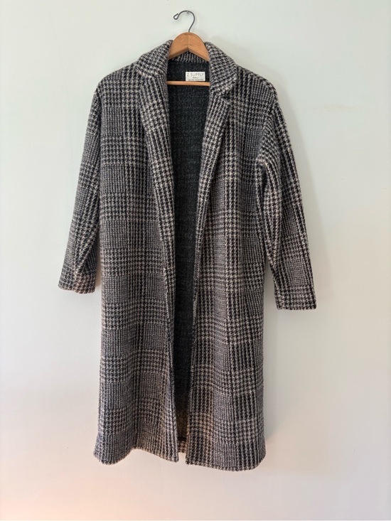 Z Supply Jackets & Blazers - Z Supply Mason Houndstooth Eyelash Knit Long Sweater Coat - Size S (Excellent)